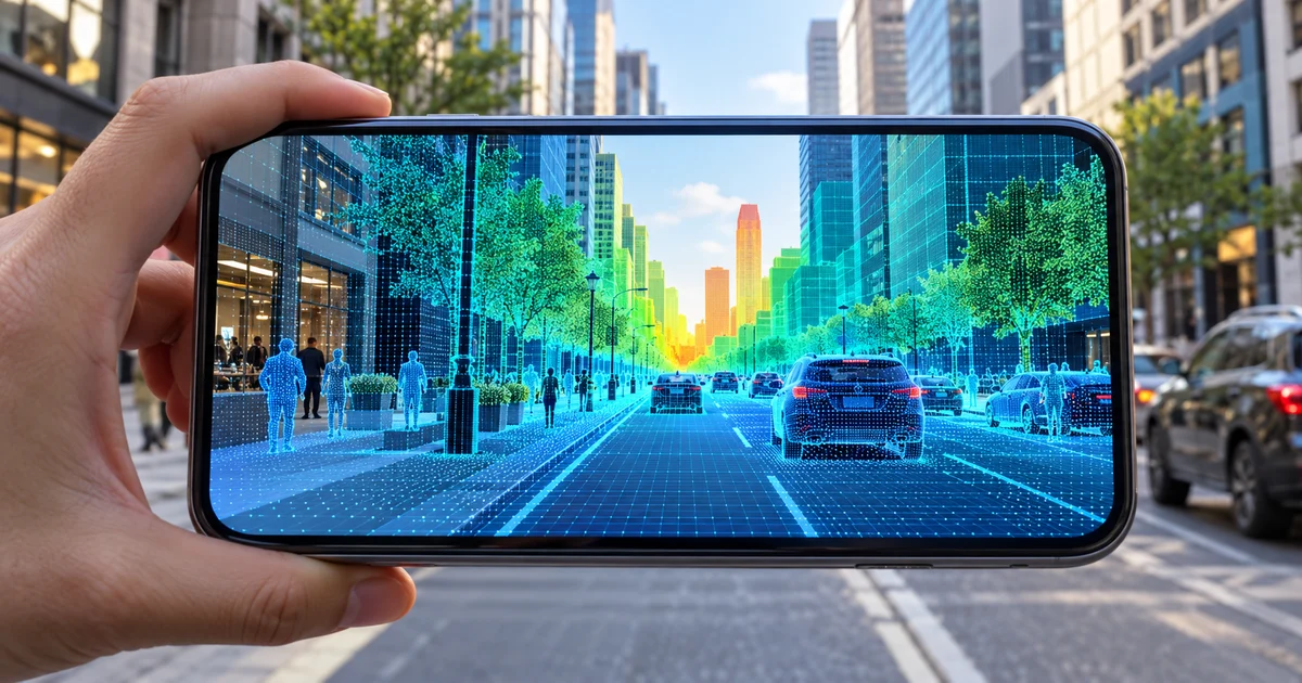 ARCore combina profundidade e Streetscape Geometry em até 65 metros | Nexus Tecnologia ARCore combina profundidade e Streetscape Geometry em até 65 metros