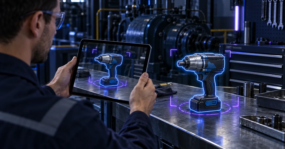 ARKit usa objetos de referência para manter instruções presas ao equipamento | Nexus Tecnologia ARKit usa objetos de referência para manter instruções presas ao equipamento
