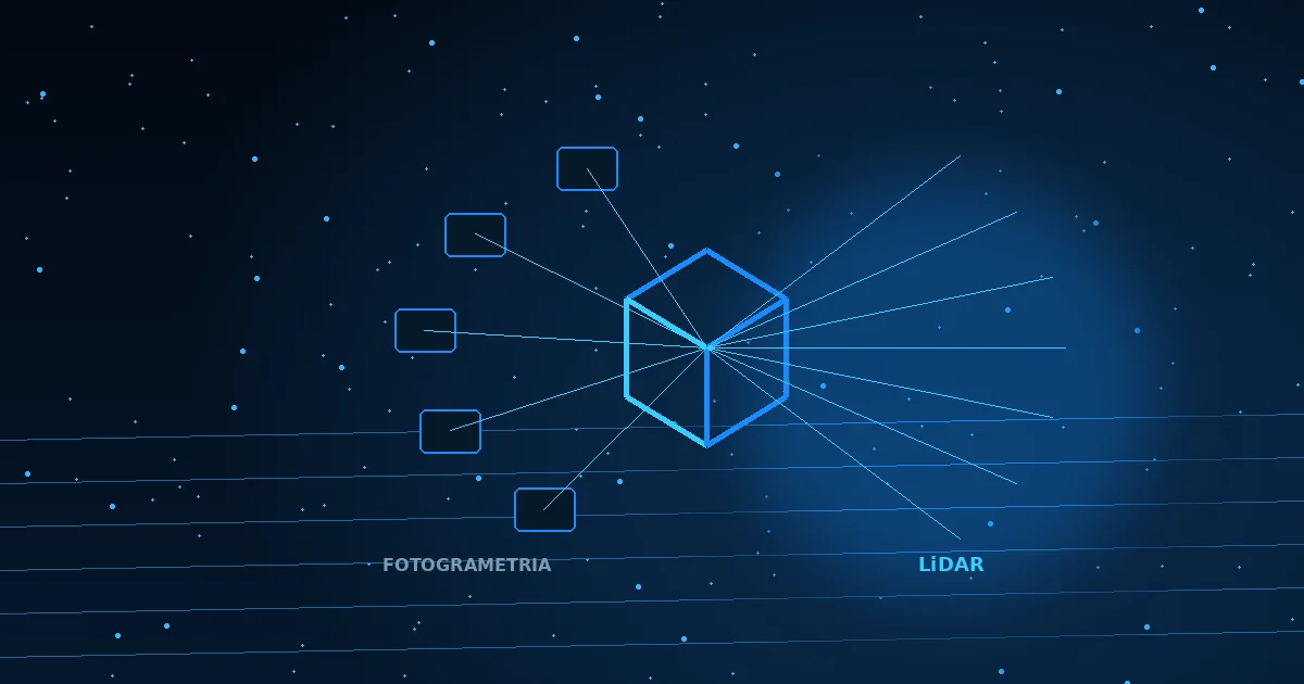 Fotogrametria ou LiDAR? Diferenças para digitalização 3D de objetos e ambientes | Nexus Tecnologia Visualização 3D interativa representando Fotogrametria ou LiDAR