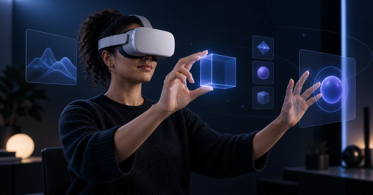 Hands-first em VR exige simplicidade, tolerância e rotas acessíveis