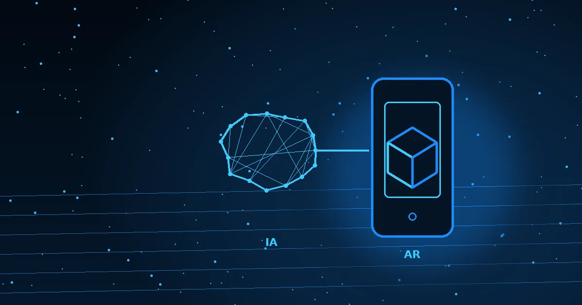 IA + Realidade Aumentada: como criar interfaces que entendem o contexto | Nexus Tecnologia Interface de inteligência artificial corporativa aplicada a IA + Realidade Aumentada