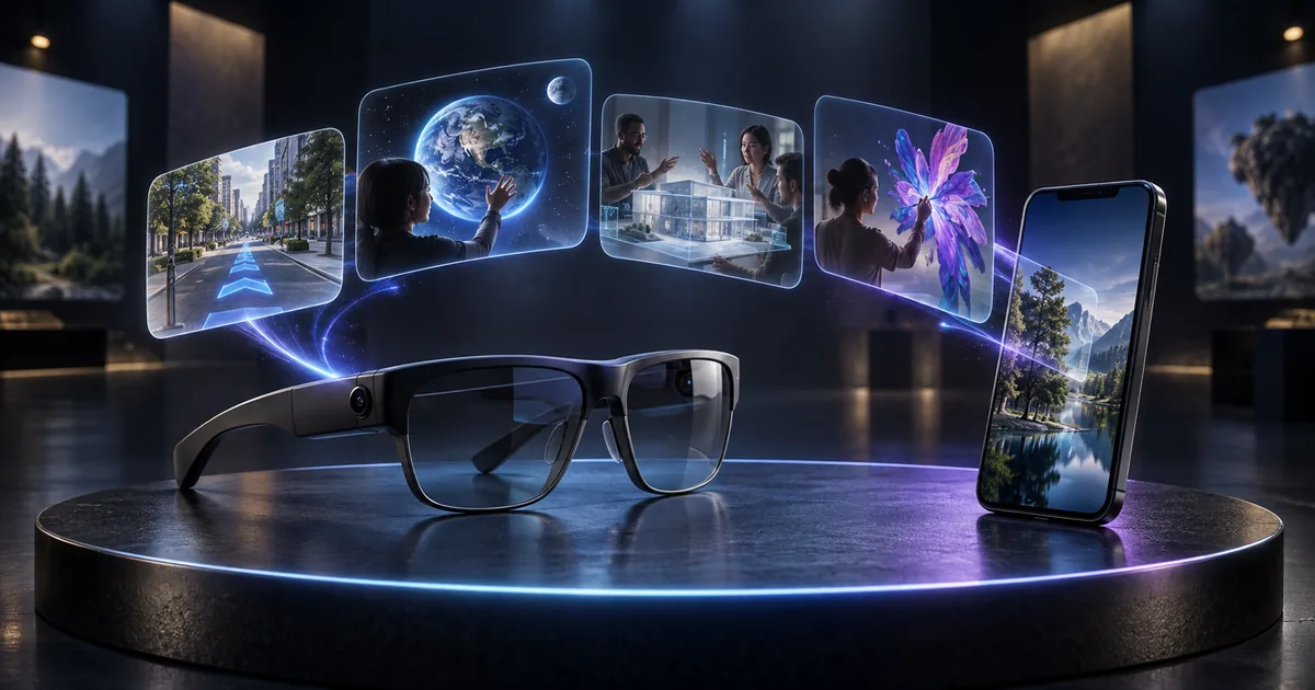 Explore cria novas superfícies de descoberta para experiências em óculos com IA | Nexus Tecnologia Explore cria novas superfícies de descoberta para experiências em óculos com IA