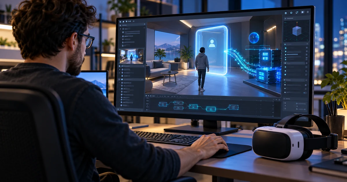 Meta Spatial Simulator testa login e backend real antes do headset | Nexus Tecnologia Meta Spatial Simulator testa login e backend real antes do headset