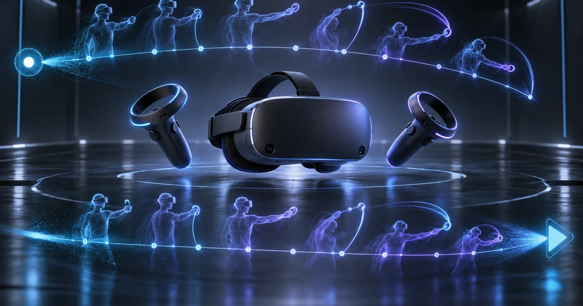 Meta XR Simulator grava e reproduz sessões para testes VR repetíveis | Nexus Tecnologia Meta XR Simulator grava e reproduz sessões para testes VR repetíveis