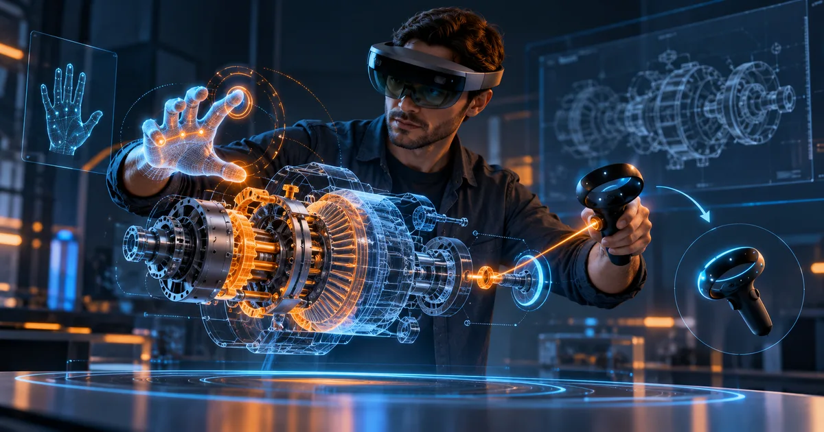 OpenXR coordena mãos e controladores simultâneos em XR | Nexus Tecnologia OpenXR coordena mãos e controladores simultâneos em XR