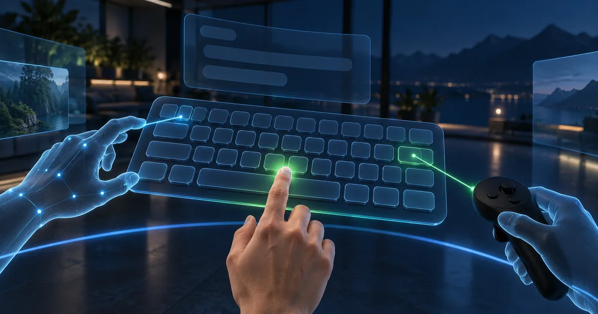 OpenXR virtual keyboard estrutura entrada de texto em XR | Nexus Tecnologia OpenXR virtual keyboard estrutura entrada de texto em XR