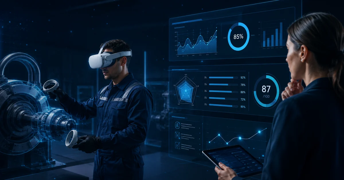 Treinamento VR corporativo: como desenhar uma simulação que realmente ensina | Nexus Tecnologia Aplicação corporativa de realidade virtual relacionada a Treinamento VR corporativo
