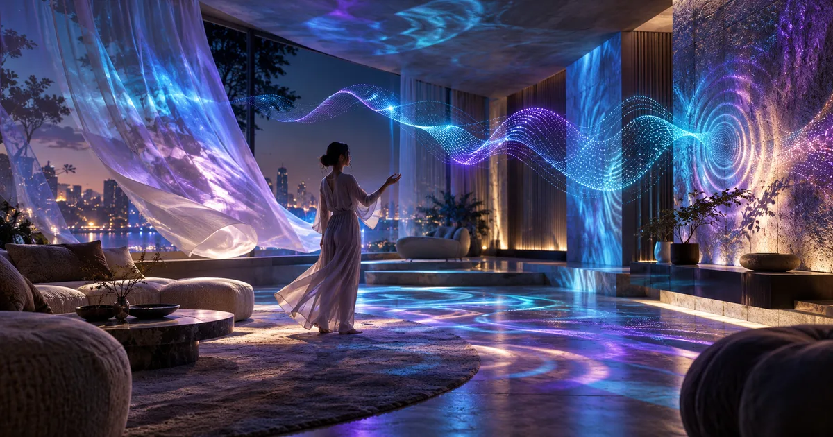 visionOS 27 aproxima luz, tecido e áudio virtual do espaço físico | Nexus Tecnologia visionOS 27 aproxima luz, tecido e áudio virtual do espaço físico