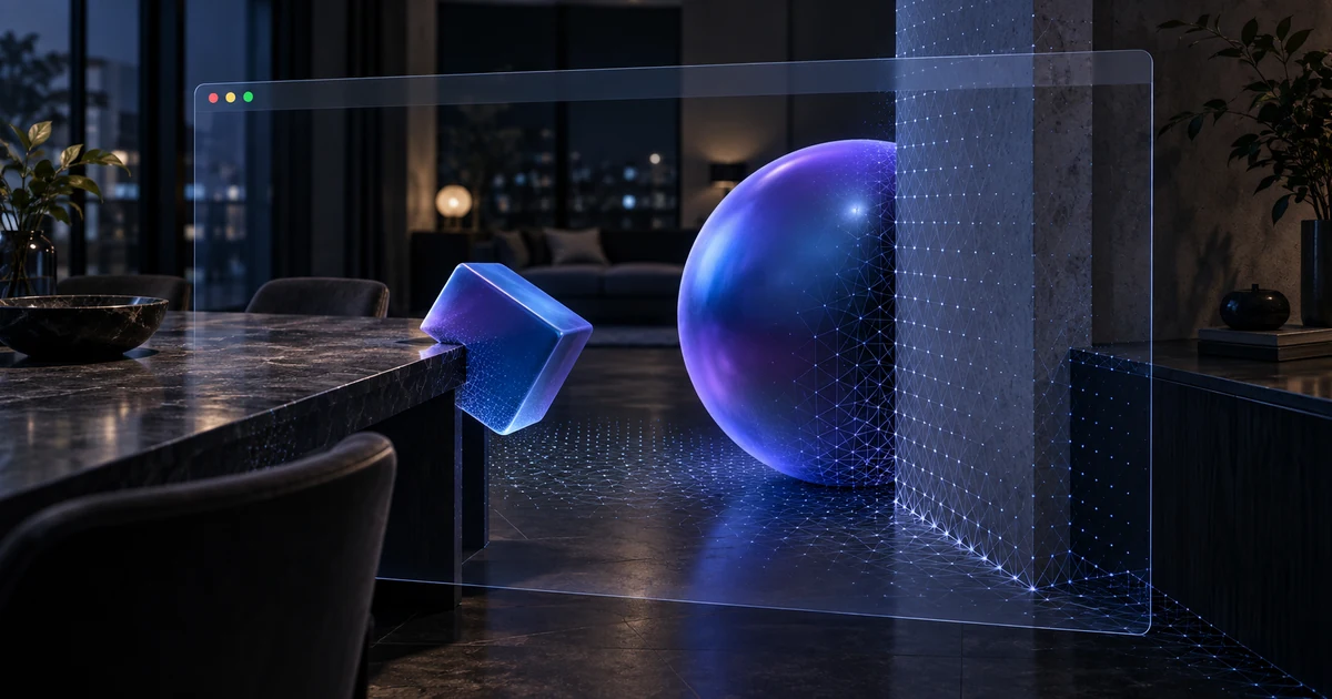 WebXR Depth Sensing aproxima o conteúdo virtual da geometria real | Nexus Tecnologia WebXR Depth Sensing aproxima o conteúdo virtual da geometria real
